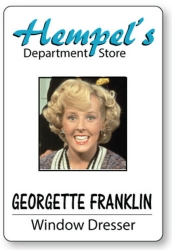 Georgette Franklin Mary Tyler Moore Show badge 